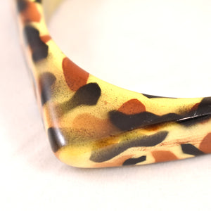 Square Animal Print Bangle