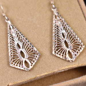 NIB Sterling Silver Filigree Earrings