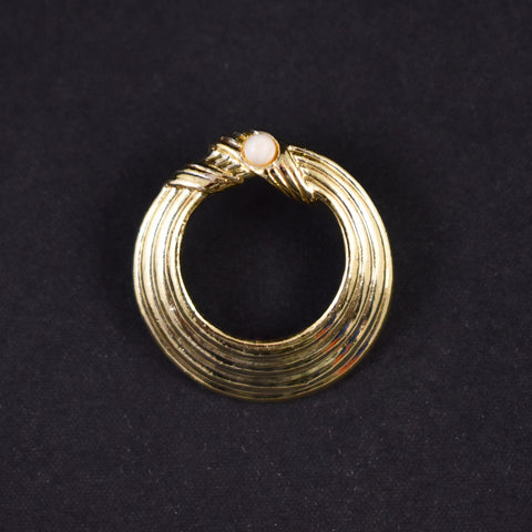 Shiny Gold Round Tack Pin