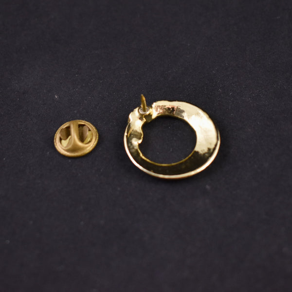 Shiny Gold Round Tack Pin