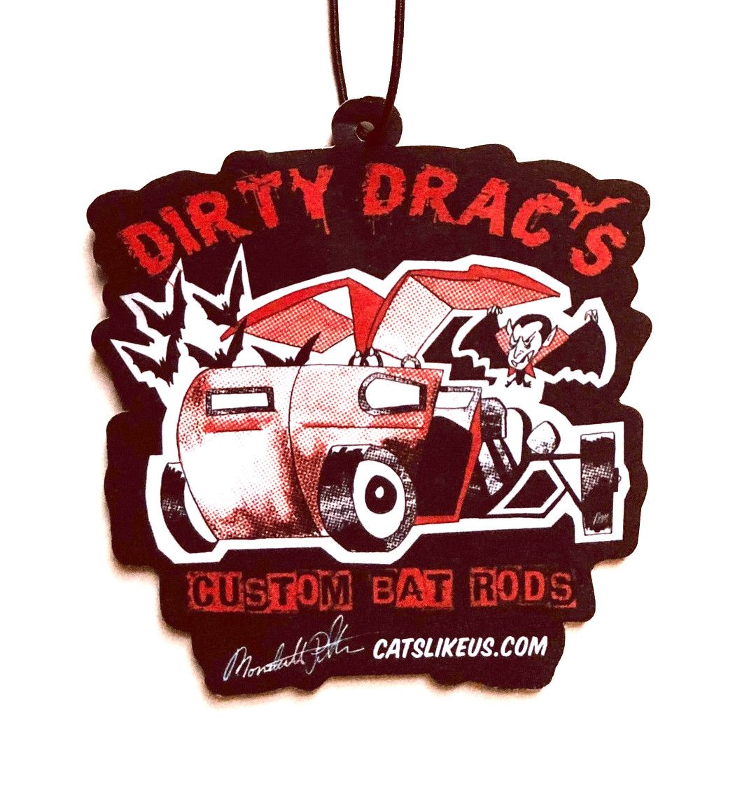 Dirty Drac Custom Bat Rods Air Freshener Cats Like Us