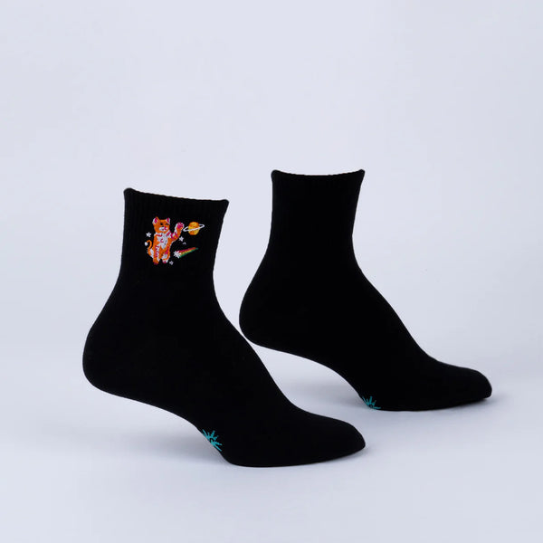 Space Cats Shortie Socks