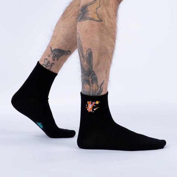 Space Cats Shortie Socks