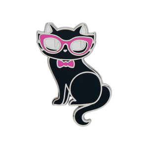 Elissa The Indie Black Cat pin Cats Like Us