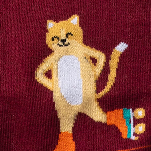 Roller Cats Knee High Socks