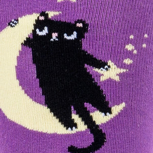 To the Moon & Back Kitty Knee Socks