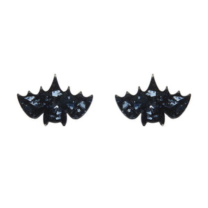 Fang Time Bat Glitter Earrings Cats Like Us