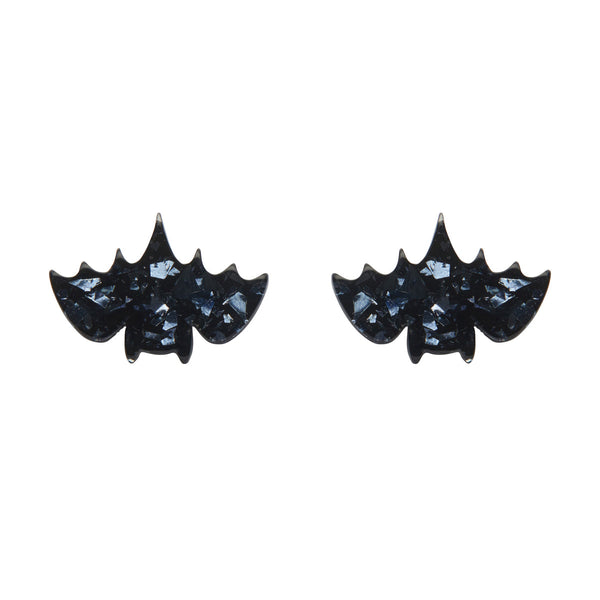 Fang Time Bat Glitter Earrings Cats Like Us