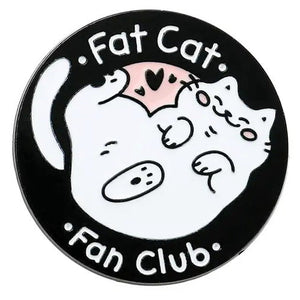 Fat Cat Fan Club Pin Cats Like Us