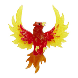 Fiery Fawkes Phoenix Brooch Cats Like Us