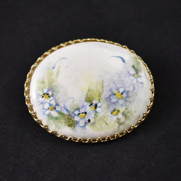 Floral Painted Cameo Set Cats Like Us