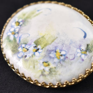 Floral Painted Cameo Set Cats Like Us
