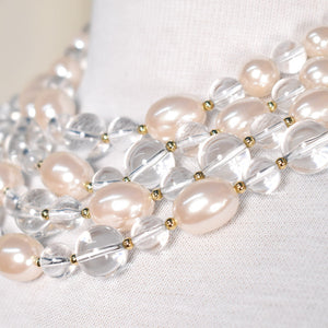 Four Strand Pearl Necklace Cats Like Us