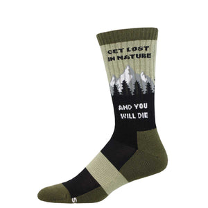 Get Lost in Nature Socks Cats Like Us