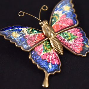 Glitter Butterfly Brooch Cats Like Us