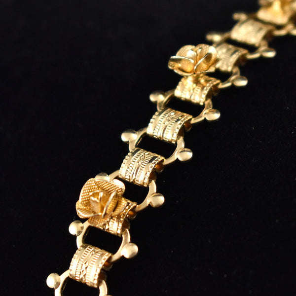 Gold 3D Roses Bracelet Cats Like Us