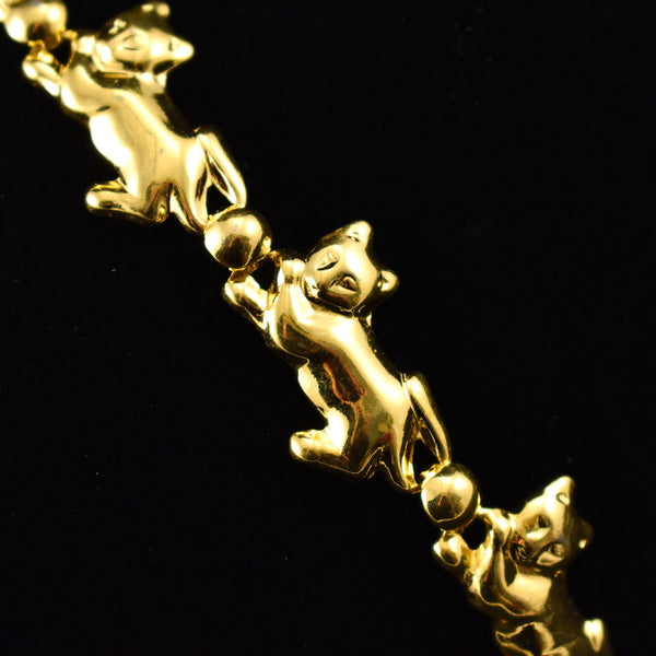 Gold Cat Bracelet Cats Like Us