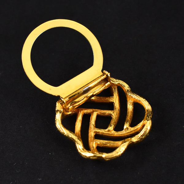 Gold Knot Scarf Clip Cats Like Us