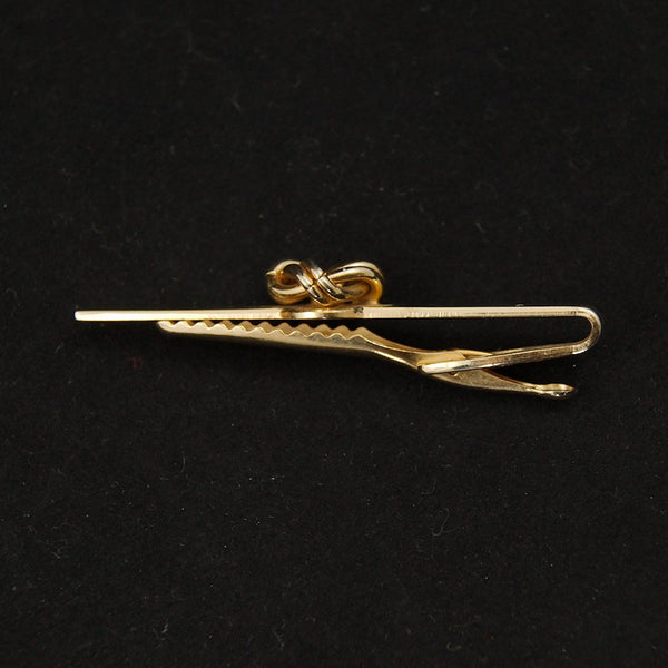 Gold Knot Tie Bar Cats Like Us
