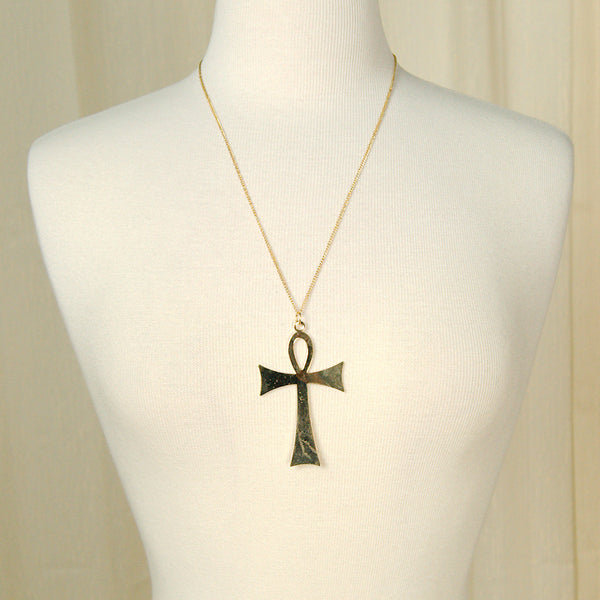 Gold Life Ankh Necklace Cats Like Us