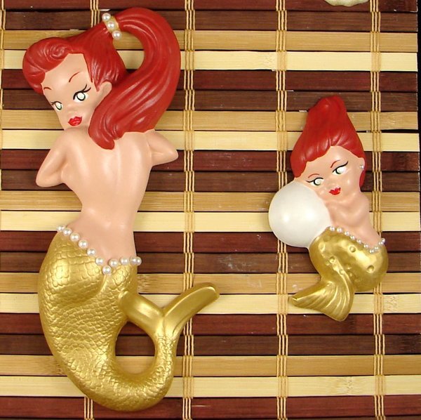 Gold Redhead Mermaid Deluxe Cats Like Us