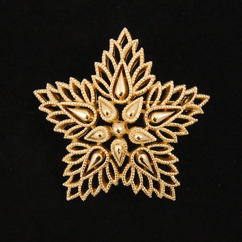 Gold Star Brooch Cats Like Us