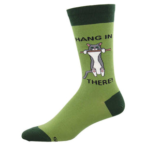 Hang in There Cat Socks Cats Like Us
