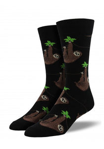 Hanging Out Sloth Socks Cats Like Us
