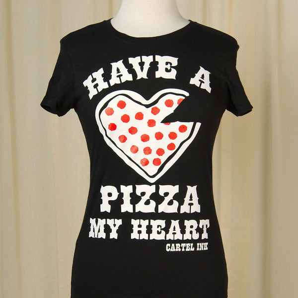 Have a Pizza My Heart T Shirt Cats Like Us
