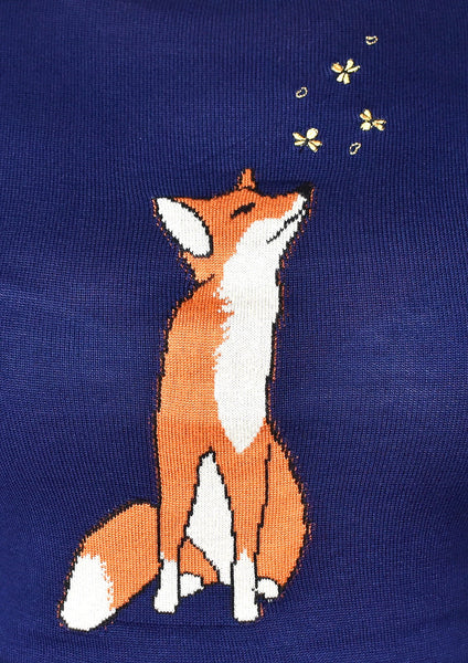 Hello Fox Sweater Cats Like Us