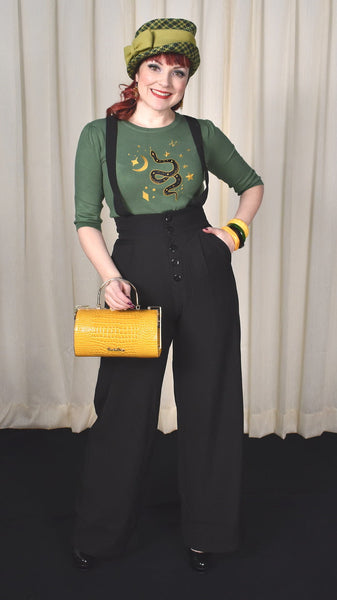 パンツ Suspenders wide pants BLUELEA HIGH WAIST WIDE LEG PANTS WITH SUSPENDERS – The Hotpink Daisy