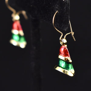 Holiday Bell Vintage Earrings Cats Like Us