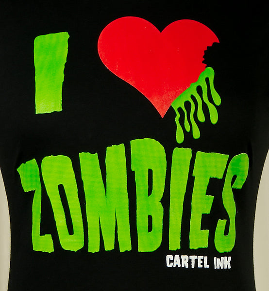 I Heart Zombies T Shirt Cats Like Us
