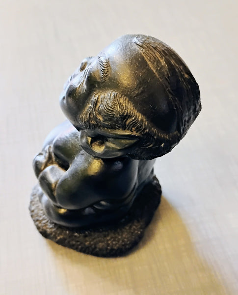 Coco Joe's of Hawaii Menehune Laki Lava Tiki Statue