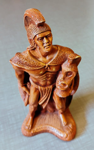 Coco Joe's 26-134 Hawaii King Kamehameha 8" Vintage Hapa Wood Statue