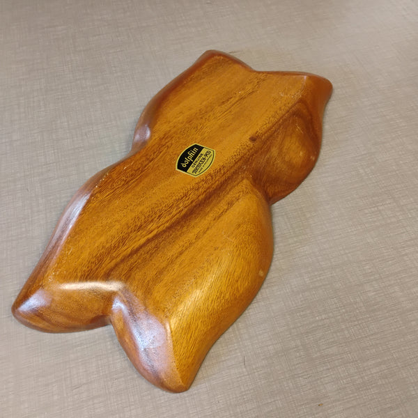 Vintage Teak Divided Serving Dish