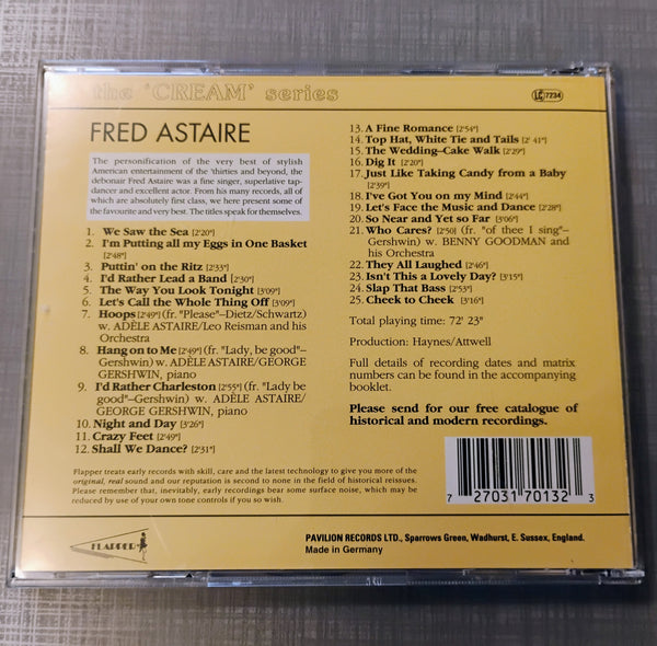 The Cream of Fred Astaire  CD
