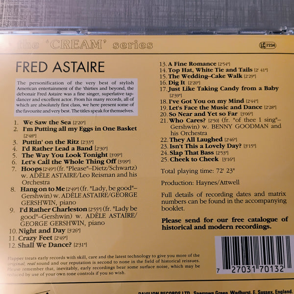 The Cream of Fred Astaire  CD