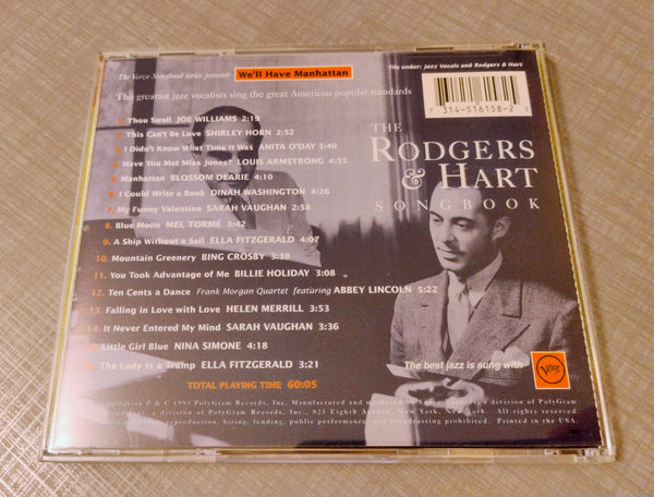 The Rodgers & Hart Songbook: We'll Have Manhattan CD