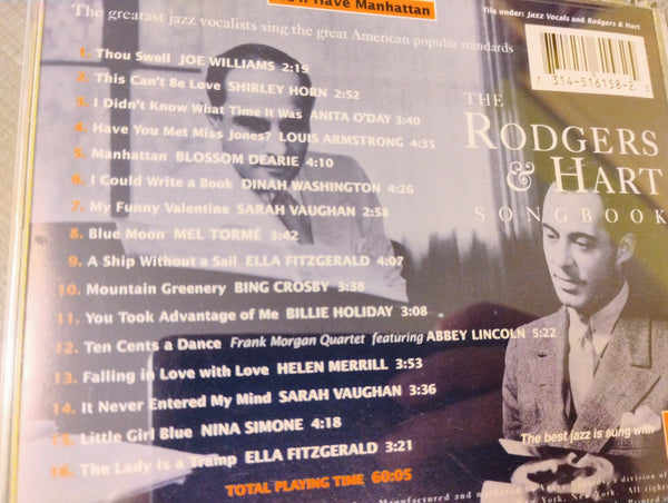 The Rodgers & Hart Songbook: We'll Have Manhattan CD