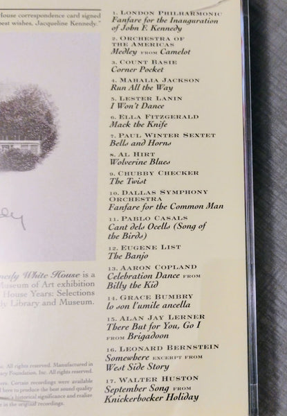 Music of The Kennedy White House CD