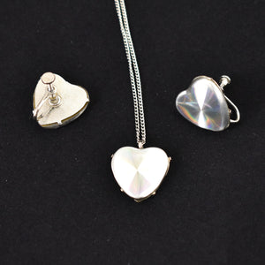 Iridescent Heart Necklace Set Cats Like Us