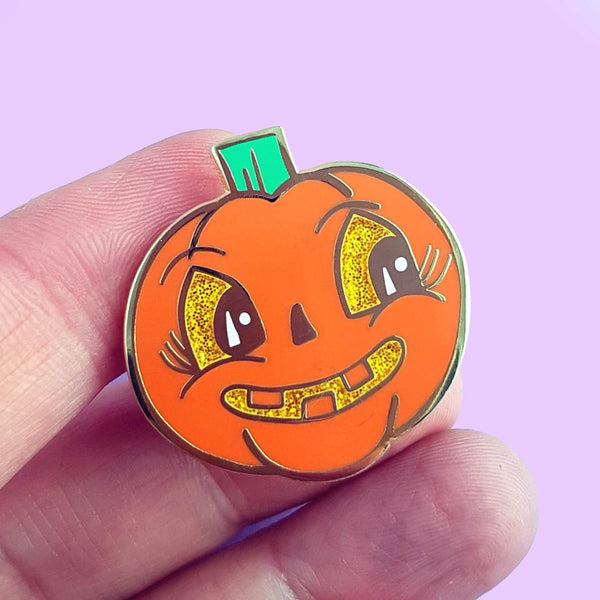 Jack-O-Lantern Pumpkin Pin Cats Like Us