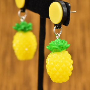 Juicy Pineapple Earrings Cats Like Us