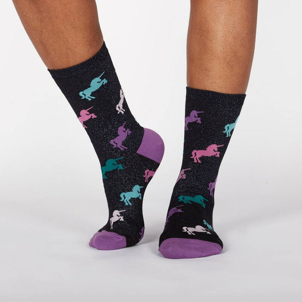 Keep Prancing Unicorn Socks Cats Like Us