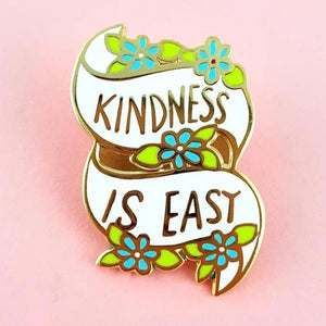 Kindness is Easy Pin Cats Like Us
