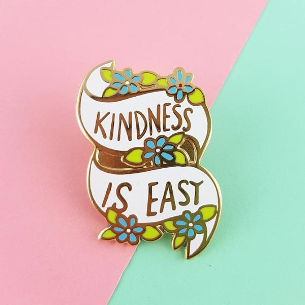 Kindness is Easy Pin Cats Like Us