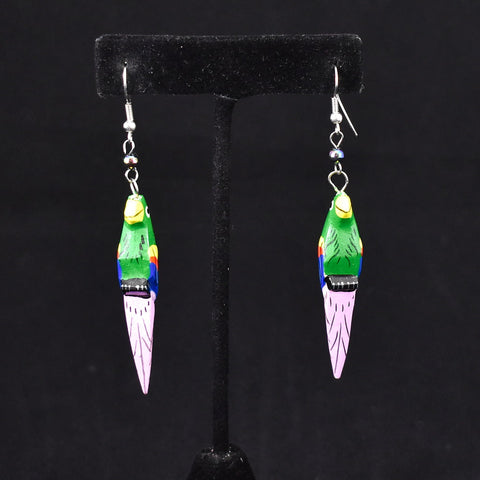Kitschy Parrot Earrings Cats Like Us