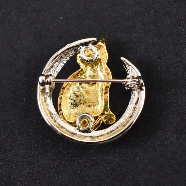 Kitty in a Circle Brooch Cats Like Us