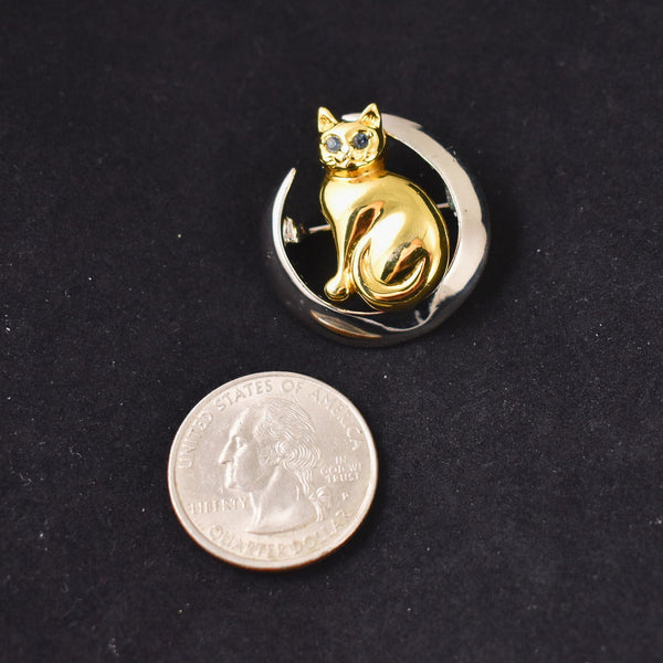 Kitty in a Circle Brooch Cats Like Us